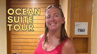 Inside The Spacious Ocean Suite 7363 on Carnival Horizon Cruise Ship!