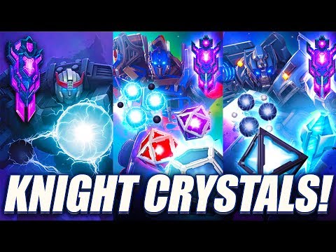 Knight Crystal Opening! Tier 4, Tier 3 2.0 & More! - Transformers: Forged To Fight