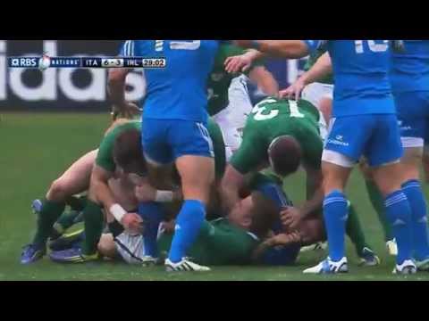 Brian O'Driscoll Yellow Card For Stamping