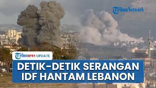 Lebanon Membara Serangan Udara IDF Hujani Kota Selatan Hingga Asap Hitam Pekat Mengepul Hebat