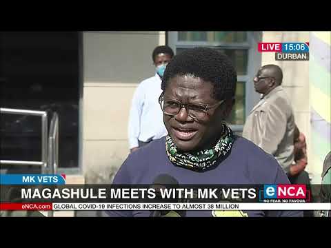 Magashule meets with MK veterans