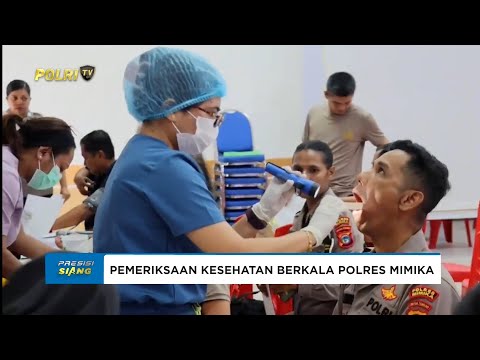 POLRES MIMIKA LAKUKAN PEMERIKSAAN KESEHATAN BERKALA PNPP TAHUN 2025