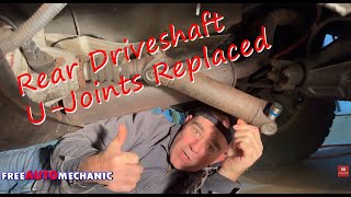 Replacing Rear U-joints Jeep Wrangler TJ w/200k (( EASY TIPS )) #jeepwranglertj #jeep #mechanic