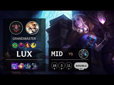Lux Mid vs Ekko - BR Grandmaster Patch 11.4