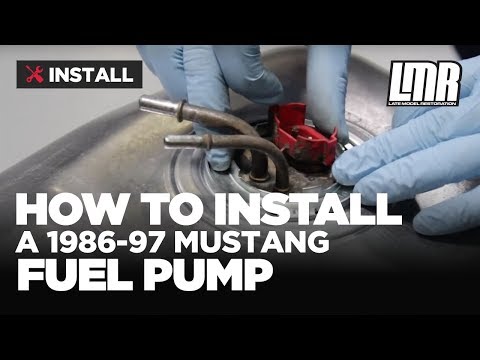 Mustang Fuel Pump Install: BBK Fuel Pump 255 Lph (86-97)