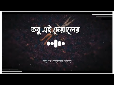 Oniket Prantor (Lofi Remix) | Lyrics Video | তবু এই দেয়ালের শরীরে ❤️🥀 |Artcell | Mashuq Haque