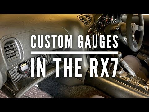 RX7 Haltech CAN Gauge and R33 mods