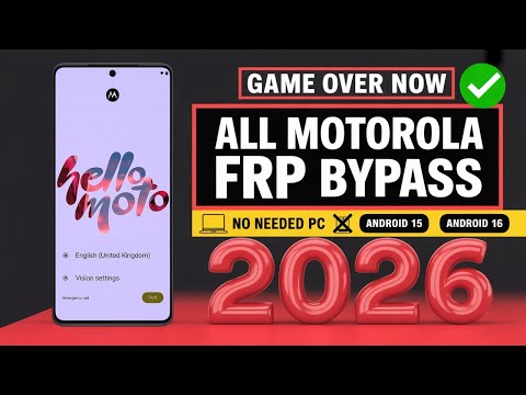 All Moto / Motorola FRP Bypass Without PC | Android 15/16 | 100% Working | 2026