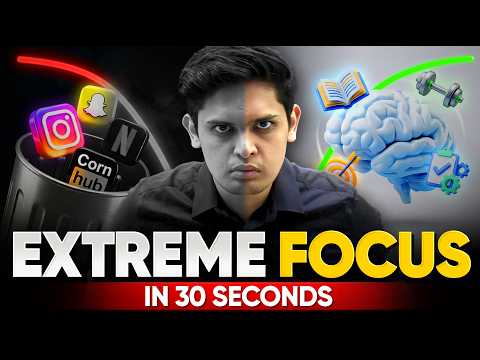 Achieve Instant Focus in Just 30 Seconds🔥 | 5 Scientific Methods | Prashant Kirad