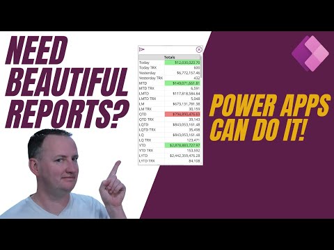 Build Power BI Style Reporting with Just Power Apps