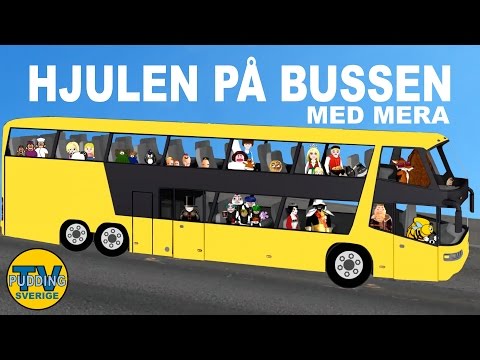 Barnsånger på svenska - Hjulen på bussen m.m.