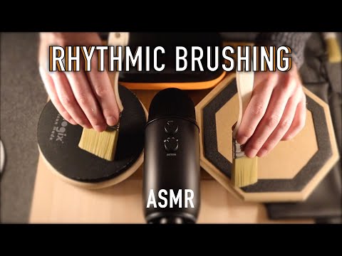 ASMR Rhythmic Brushing & Tapping (No Talking)