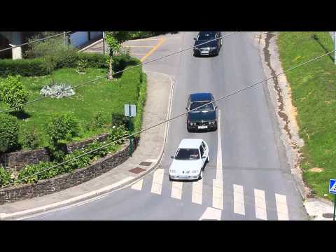Desfile de coches antigüos en Bengoetxe, Galdakao