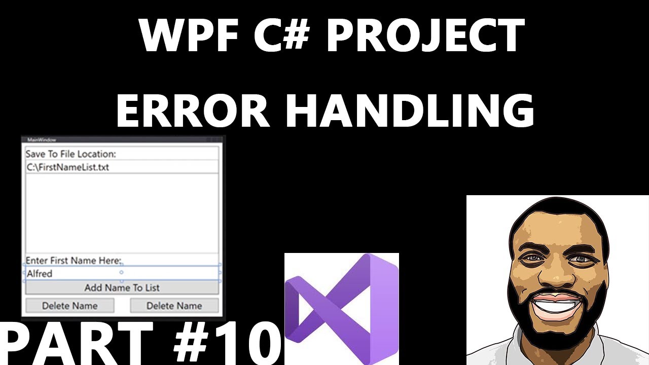 WPF C# Error Handling And Overview  In Visual Studio #10