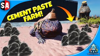 Getting Unlimited Cement Paste | Ark Survival Ascended