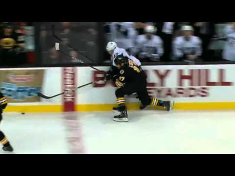 Milan Lucic turnbuckles Dana Tyrell