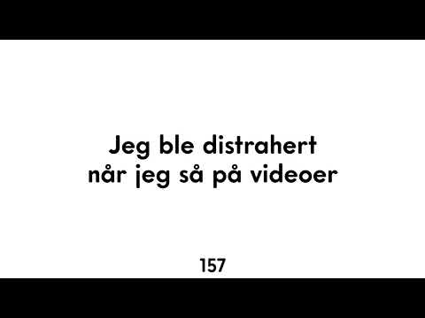 Distrahert - Dag 157 lære nosk