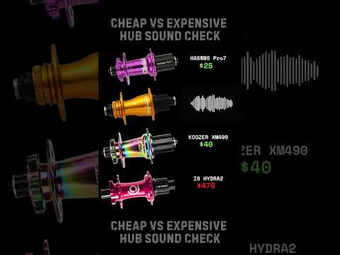 💸Cheap $25 VS Expensive $580 🤑 MTB Hub Sound Check - Hassns Pro7 VS Chris King R45