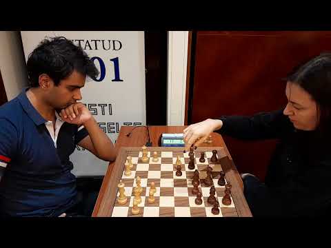 GM Abhimanyu Puranik - WFM Linda Krumina | Blitz chess