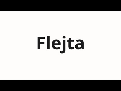 How to pronounce Flejta | Флейта (Flute in Russian)