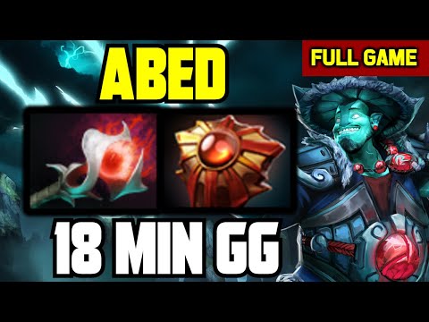 Game is EASY when Abed plays MID Storm spirit - NO DEATH end in 18 minutes