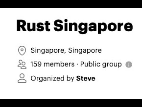 Rust Meetup At Singapore 26 Sep 2023 Introductory to Rust