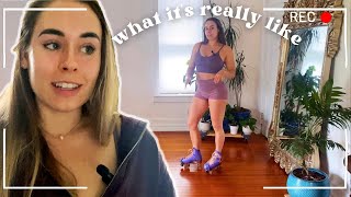 What it's REALLY like as a ROLLER SKATE YOUTUBER + shopping for ROLLER SKATE OUTFITS | VLOG
