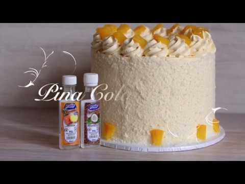 Pina Colada Cake  No Alcohol :: Pastry Pleasures