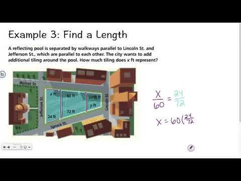 Geometry 7-5: Proportions in Triangles