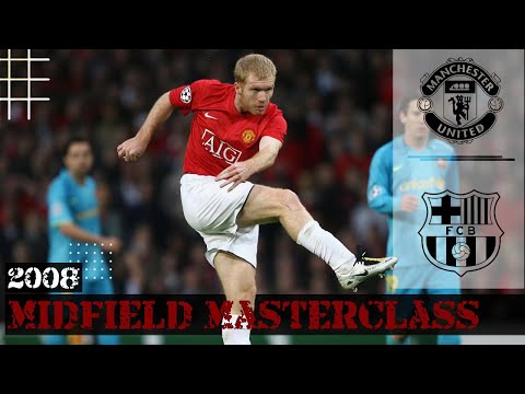 Carrick, Scholes & Park VS Xavi, Iniesta & Deco | 2008 ucl semi-final man utd vs barca