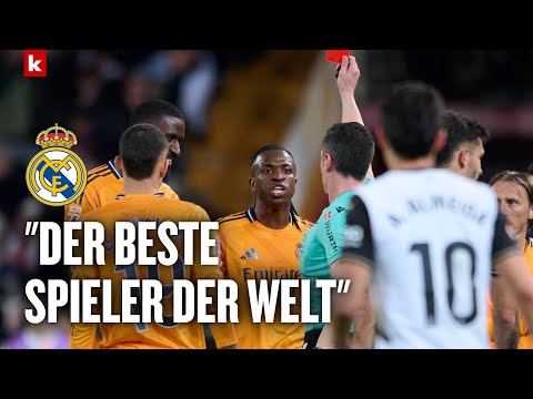Ancelotti verteidigt Vinicius Junior nach Roter Karte: "Einstellung stark verbessert" | Real Madrid