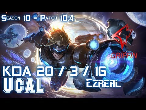 GRF Ucal EZREAL vs CAITLYN ADC - Patch 10.3 KR Ranked