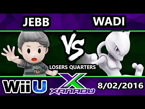 S@X 161 - AOH Jebb (Cloud) Vs. Wadi (Mewtwo) Losers Quarters - Smash Wii U - Smash 4
