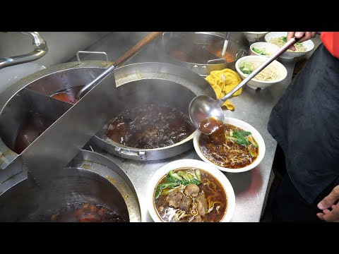Beef Noodle Soup, Braised Food(Bean Curd, Egg, Sea Kelp, Fried Fish Cake), Century Egg with Tofu