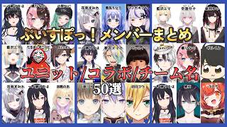 ぶいすぽユニット/コラボ/チーム名まとめ50選！　 ＃ぶいすぽ　＃ぶいすぽ切り抜き