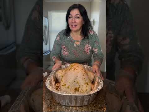 Como hacer pavo al horno #christmas #thanksgiving