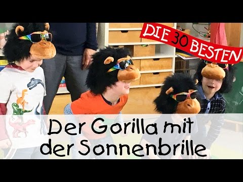 👩🏼 Der Gorilla mit der Sonnenbrille - Singen, Tanzen und Bewegen || Kinderlieder