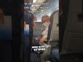 She gave up her seat she paid for on the airplane 👏