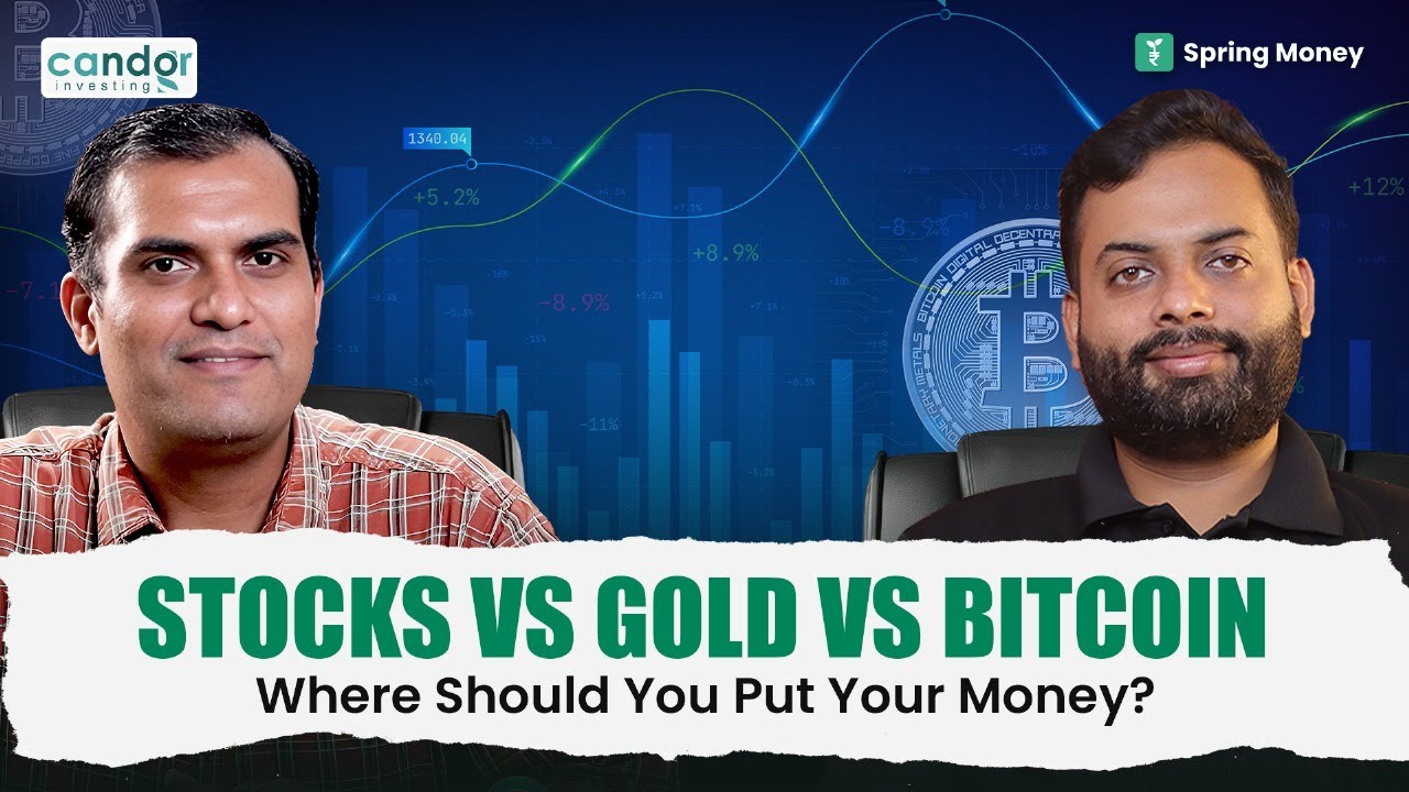 Stocks vs Gold vs Bitcoin – What Really Builds Wealth?