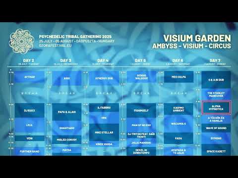 Alpha Hypnotica - Live@O.Z.O.R.A. - Ambyss stage, Dádpuszta, Hungary, 03-08-2025