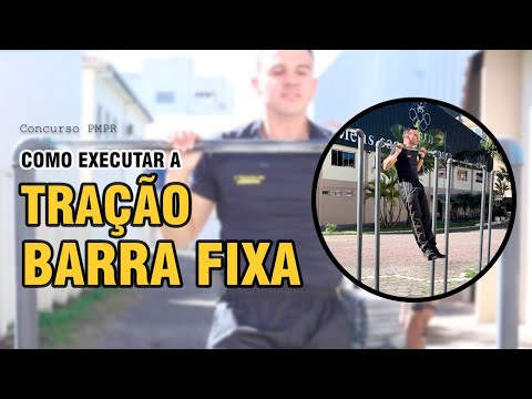 Tração na BARRA FIXA| Teste Físico Concurso PMPR