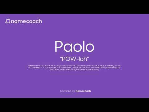 How to Pronounce Paolo