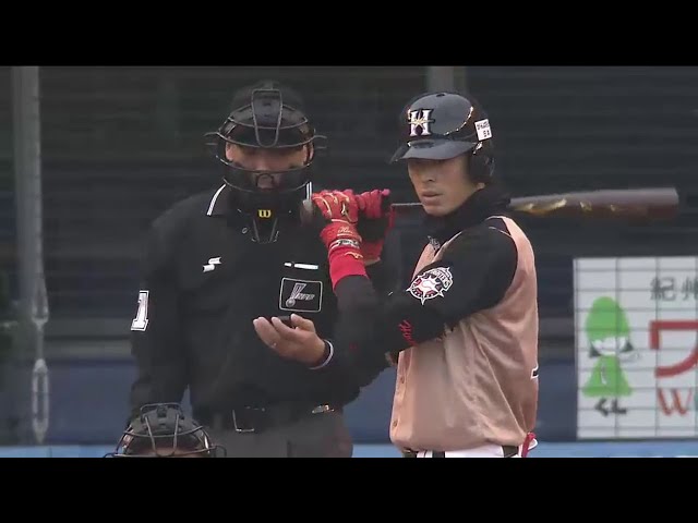 【2回表】ファイターズ2年目・岡がプロ入り初ホームラン!! 2015/4/1 M-F