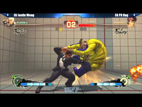 SSF4 AE2012 EG Justin Wong vs EG PR Rog - Winter Brawl 7 Tournament