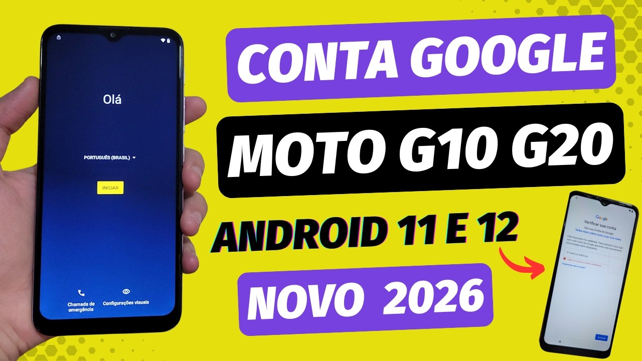 REMOVER CONTA GOOGLE MOTO G10 ATUALIZADO 2026 ANDROID 11 12 SEM PC NOVO MÉTODO ATUALIZADO SEM ERROS