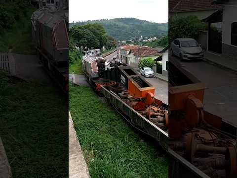 😮Trem de Socorro com enorme Guindaste!😮Relief Train with huge Crane! #ferrovias #train #railway