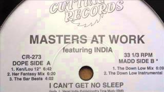 masters at work feat india - I can't get no sleep (ken lou 12'' version)