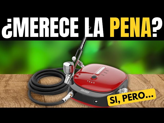 Vídeo relacionado con Oasser Kit Aerógrafo con Compresor Profesional Airbrush 36PSI Doble Acción Juego Pistola Regulación Voltaje Continua Modelos Decoración Tartas Uñas