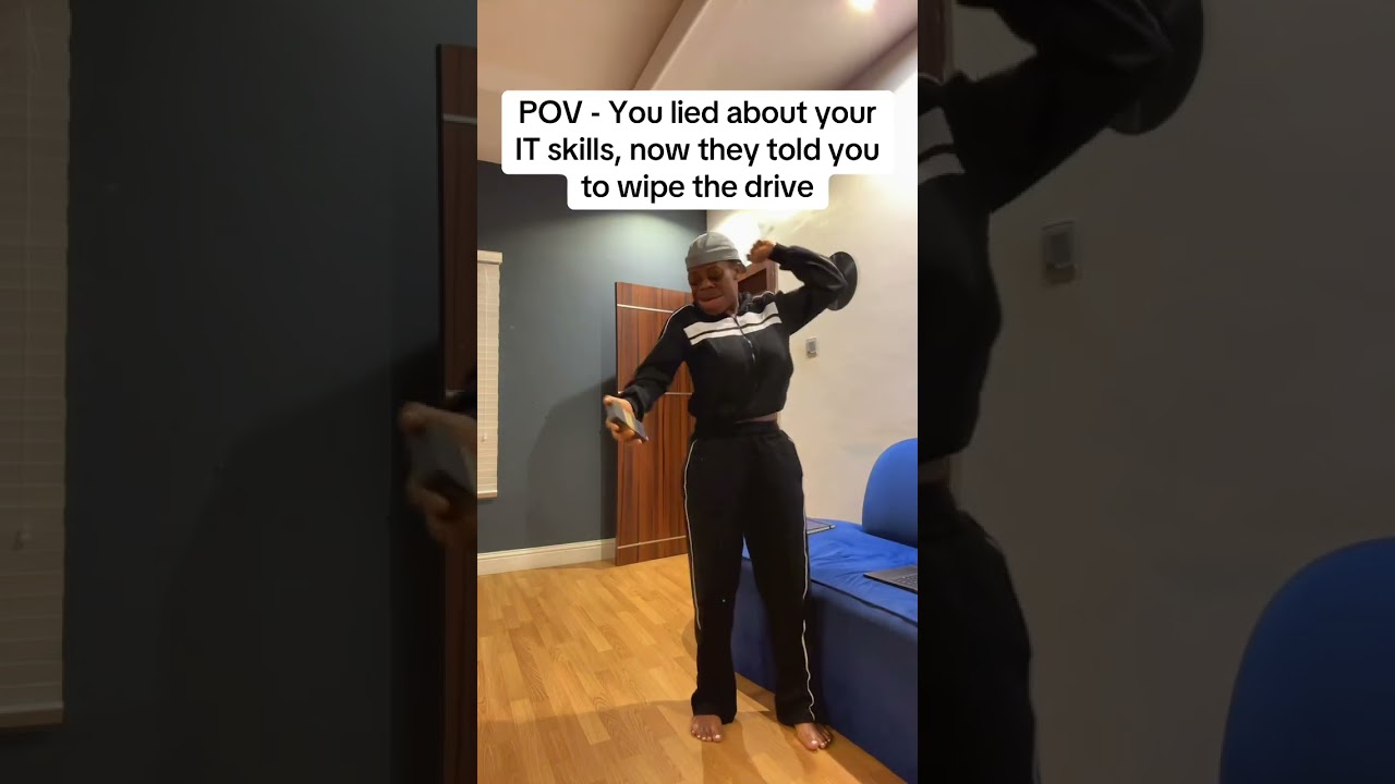 You lied about your IT skills 😂😭