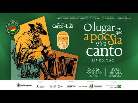 AO VIVO | Lançamento do 15º Canto de Luz – Festival Nativista de Ijuí/RS 2026